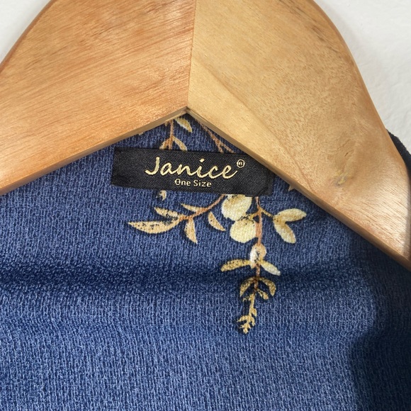 Floral Navy Swim Coverup - Picture 3 of 5